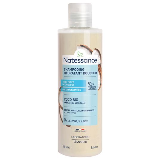 boho cosmetics Shampooing extra-doux Coco et kératine végétale 200ml - Natessance