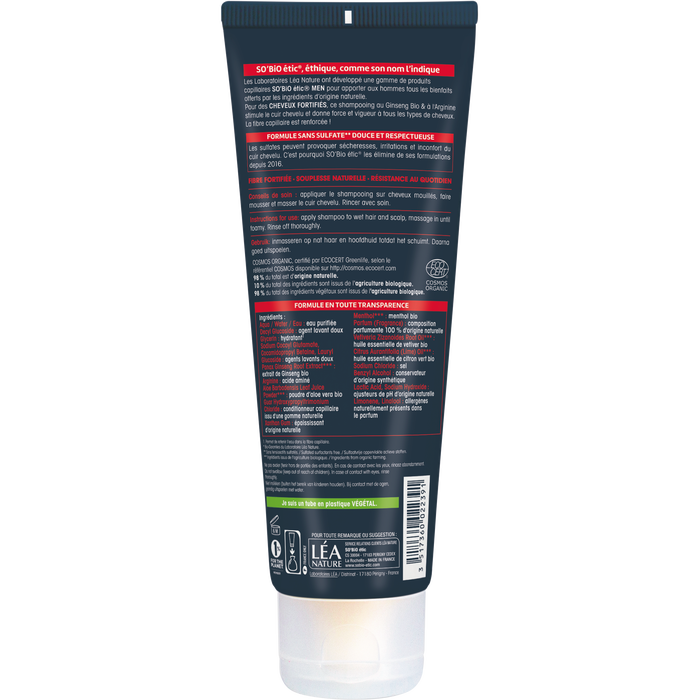 Boho Cosmetics Shampooing Fortifiant Ginseng Bio - SO'BiO étic
