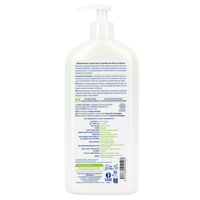 Boho Cosmetics Shampooing Kids Ultra Douceur Abricot 500ml - Natessance