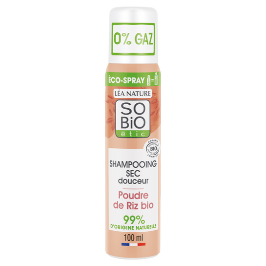 boho cosmetics Shampooing sec douceur poudre de riz bio volume 24h - LEA NATURE SO BiO étic