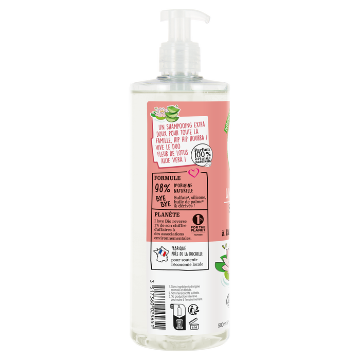 Boho Cosmetics Shampooing Un Pour Tous Extra-doux à L'Aloe Vera Et Au Lotus - I Love Bio