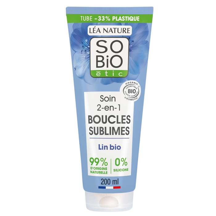Boho Cosmetics Soin 2en1 Boucles Sublimes Lin & Vitamine F - LEA NATURE SO BiO étic