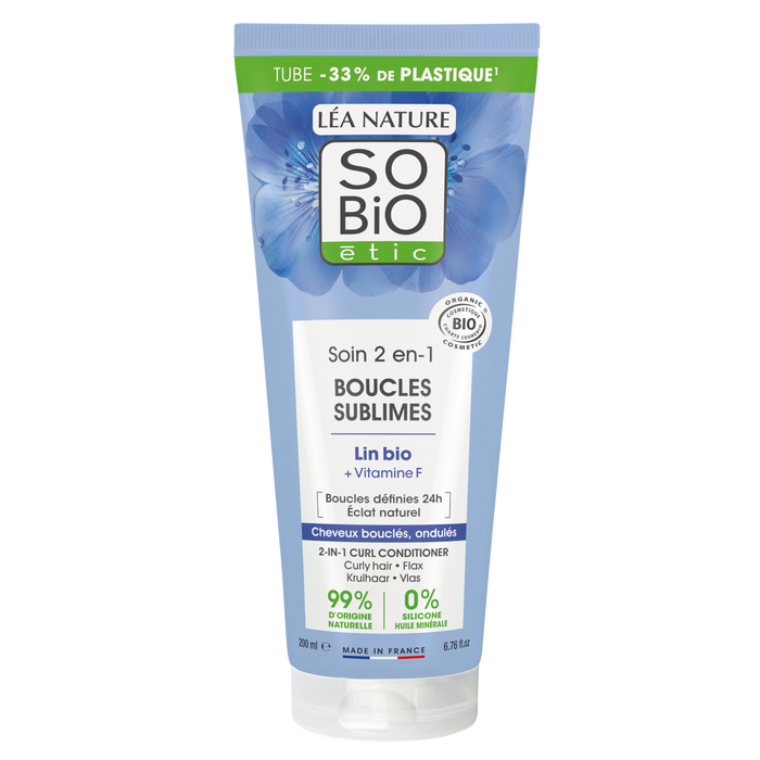 Boho Cosmetics Soin 2en1 Boucles Sublimes Lin & Vitamine F - LEA NATURE SO BiO étic