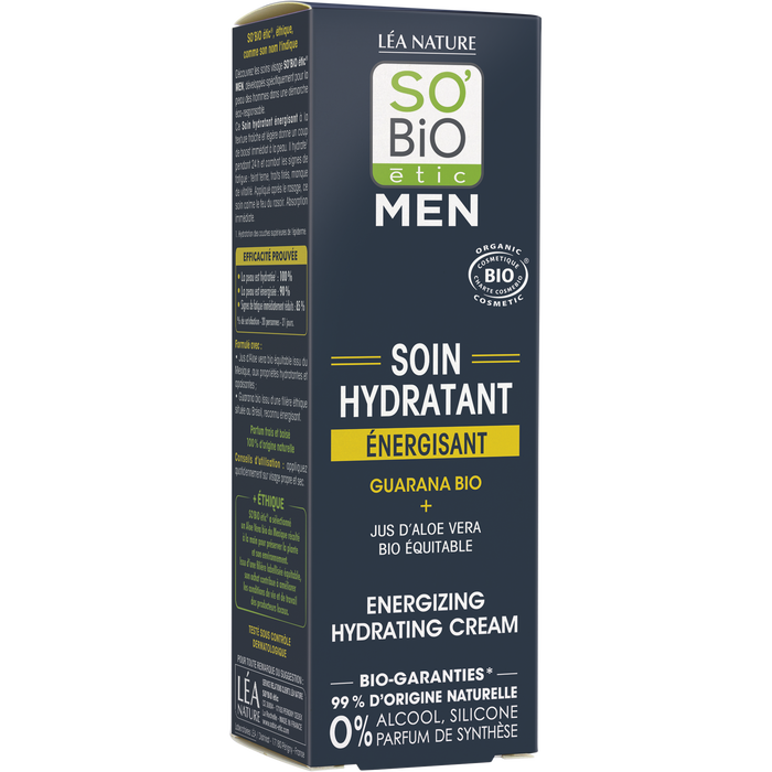 Boho Cosmetics Soin Hydratant énergisant Guarana Bio 50ml - SO'BiO étic