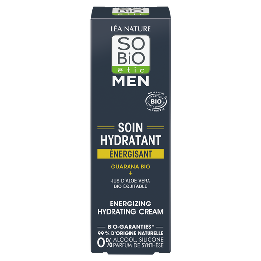 boho cosmetics Soin hydratant énergisant Guarana Bio 50ml - SO'BiO étic