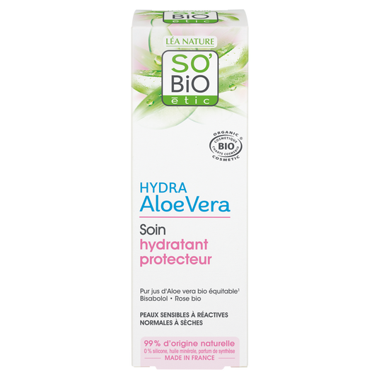 boho cosmetics Soin hydratant protecteur Hydra Aloe Vera - LEA NATURE SO BiO étic