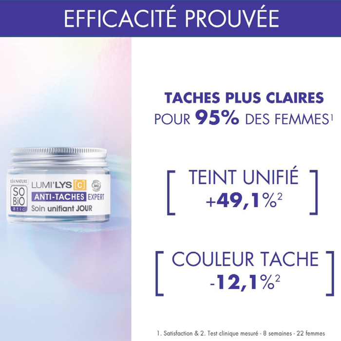 Boho Cosmetics Soin Jour Unifiant éclat Anti-Taches - LEA NATURE SO BiO étic