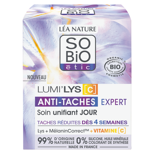 boho cosmetics Soin jour unifiant éclat Anti-Taches - LEA NATURE SO BiO étic