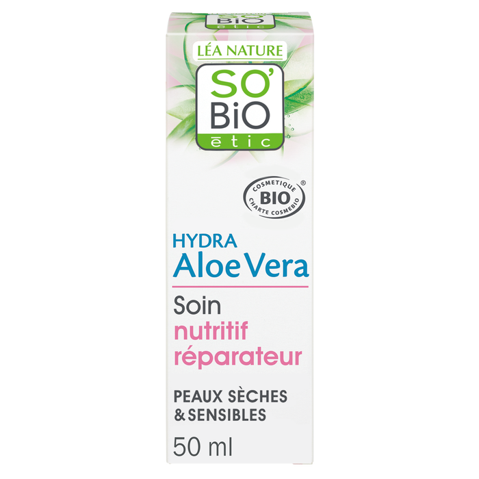 Boho Cosmetics Soin Nutritif Réparateur Hydra Aloe Vera - So'BiO étic