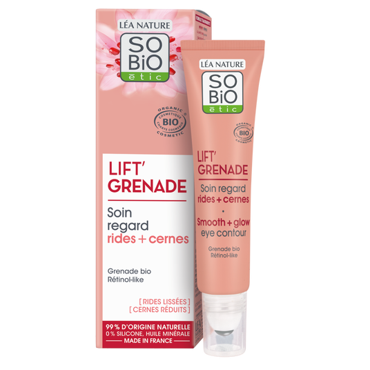 boho cosmetics Soin regard lissant Lift'Grenade - SO'BiO étic