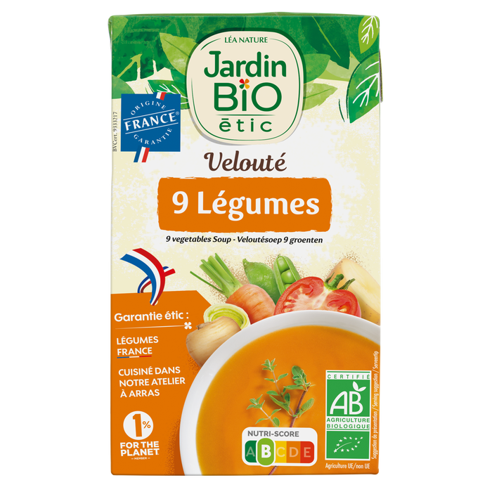 Boho Cosmetics Soupe Veloutée 9 Légumes - Jardin Bio Étic