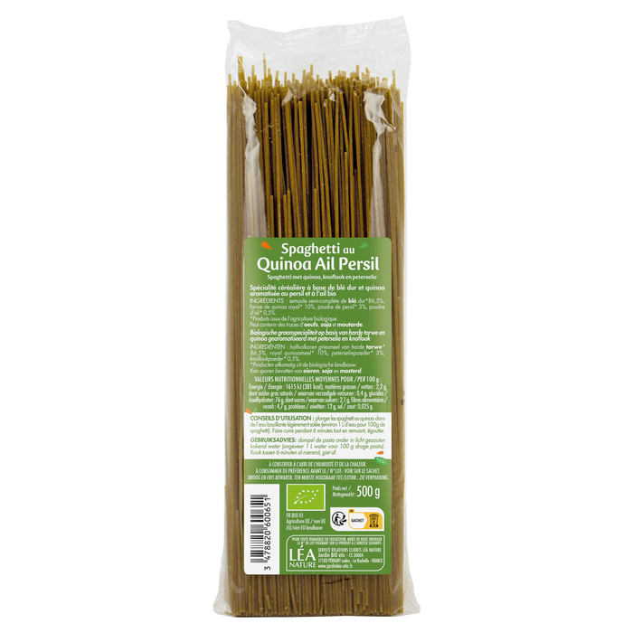 Boho Cosmetics Spaghetti Quinoa Persil Ail Bio - Jardin Bio Étic