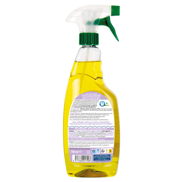 Boho Cosmetics Spray Savon Noir à L'huile Essentielle De Lavandin - Biovie