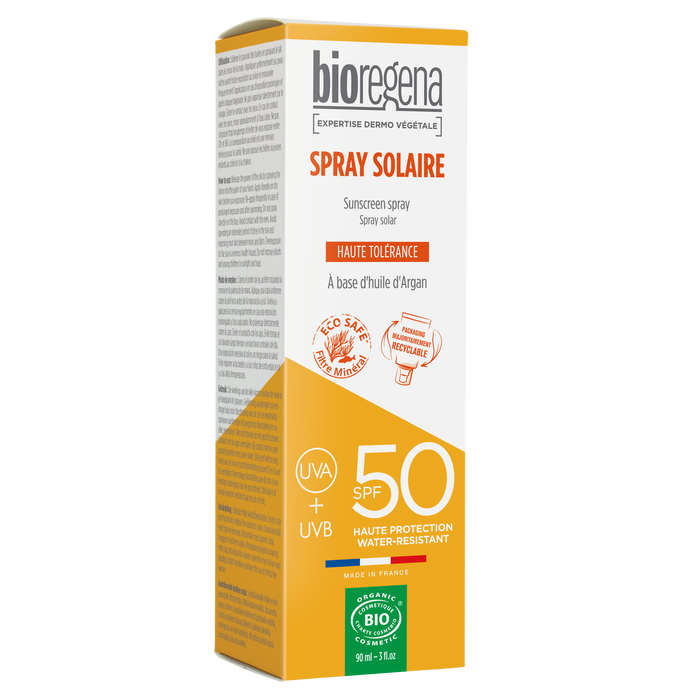 Boho Cosmetics Spray Solaire SPF50 Adulte 90ml - Bioregena