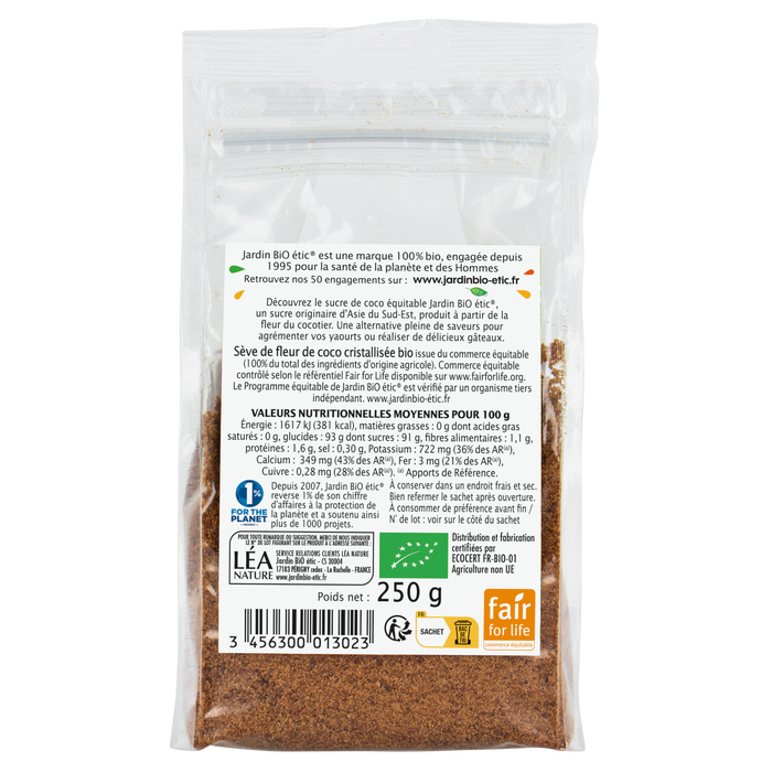 Boho Cosmetics Sucre De Fleur De Coco - Jardin Bio Étic