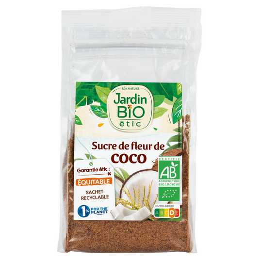 boho cosmetics Sucre de fleur de Coco - Jardin Bio Étic