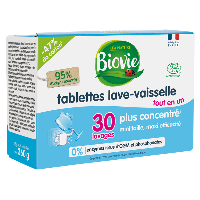 Boho Cosmetics Tablettes Lave-vaisselle Tout En Un - Biovie
