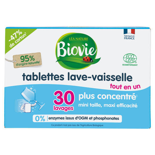 boho cosmetics Tablettes lave-vaisselle tout en un - Biovie
