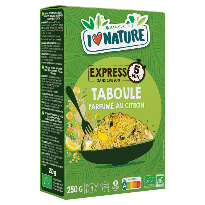 Boho Cosmetics Taboulé Citron & Herbes 250g - I Love Nature