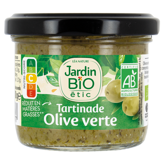 boho cosmetics Tartinade Olive verte bio - Jardin Bio Étic
