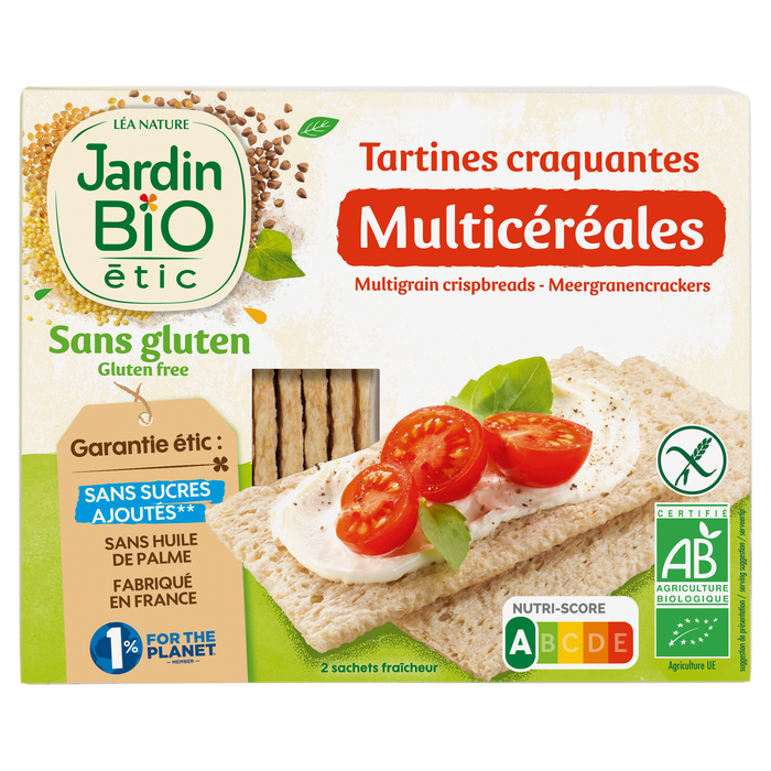 Boho Cosmetics Tartines Craquantes Multicérérales Sans Gluten - Jardin Bio Étic