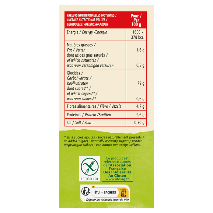 Boho Cosmetics Tartines Craquantes Multicérérales Sans Gluten - Jardin Bio Étic