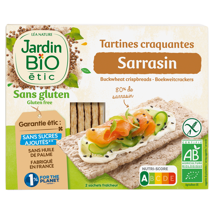 Boho Cosmetics Tartines Craquantes Sarrasin Sans Gluten - Jardin Bio Étic