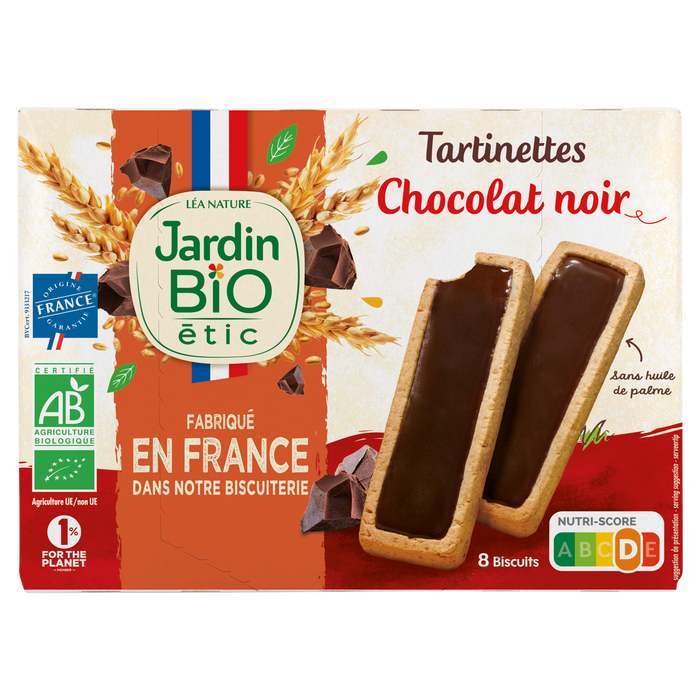Boho Cosmetics Tartinettes Chocolat Noir Intense - Jardin Bio Étic