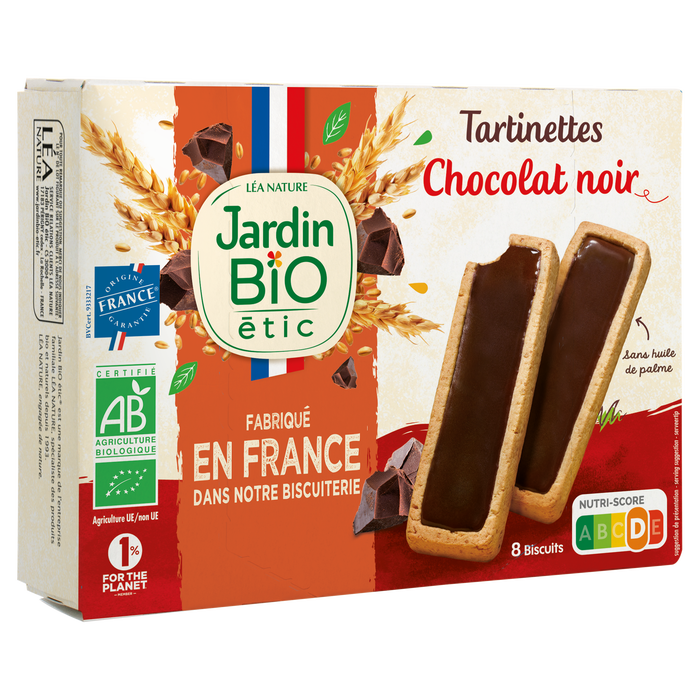 Boho Cosmetics Tartinettes Chocolat Noir Intense - Jardin Bio Étic