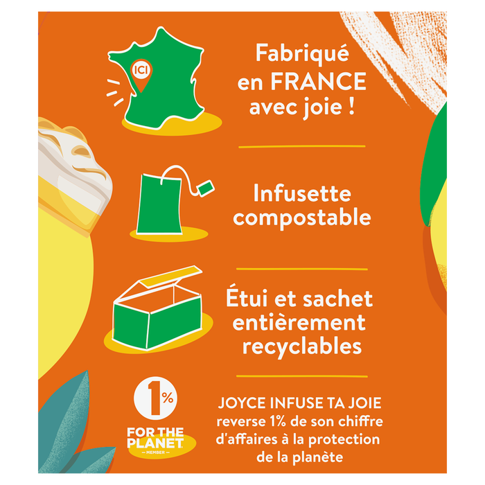 Boho Cosmetics Thé Blanc OPTIMISME Tarte Au Citron - Joyce