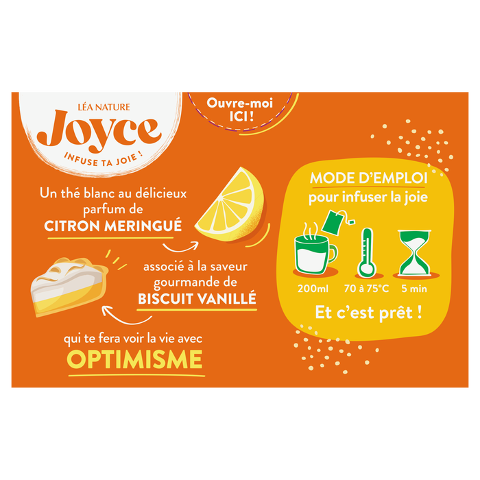 Boho Cosmetics Thé Blanc OPTIMISME Tarte Au Citron - Joyce
