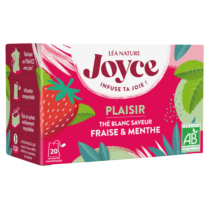 Boho Cosmetics Thé Blanc Saveur Fraise & Menthe - Joyce