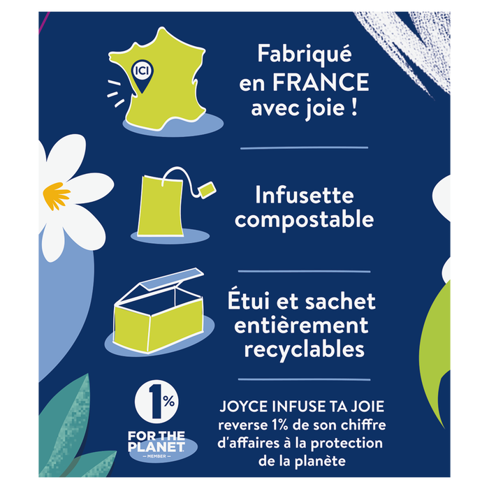 Boho Cosmetics Thé Noir BONHEUR Earl Grey Fleuri - Joyce