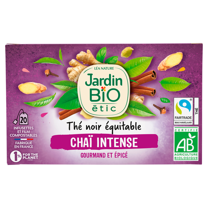 Boho Cosmetics Thé Noir Equitable ChaÏ Intense - Bio - Jardin BiO étic