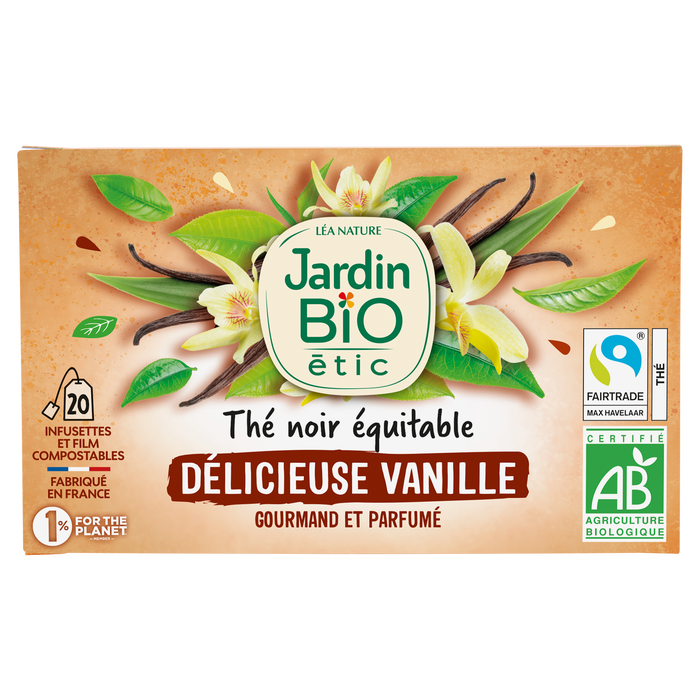 Boho Cosmetics Thé Noir Equitable Délicieuse Vanille - Bio - Jardin BiO étic