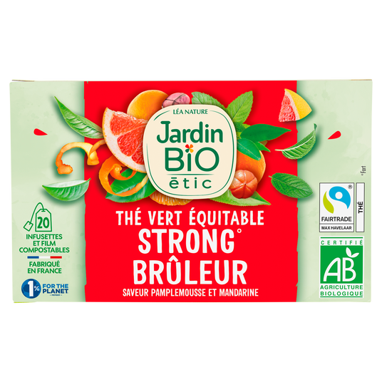 boho cosmetics Thé Vert Equitable Brûleur bio - Jardin Bio Étic