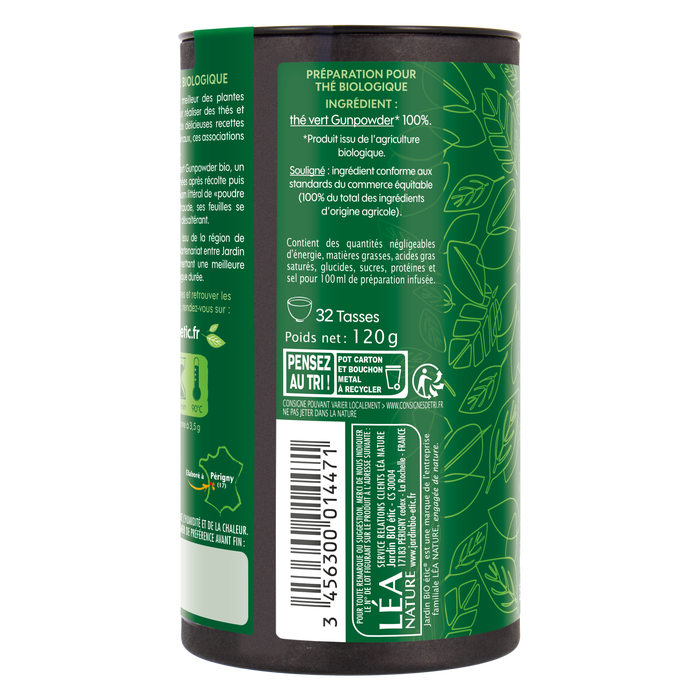 Boho Cosmetics Thé Vert Feuilles Entières Gunpowder Bio - Jardin Bio Étic