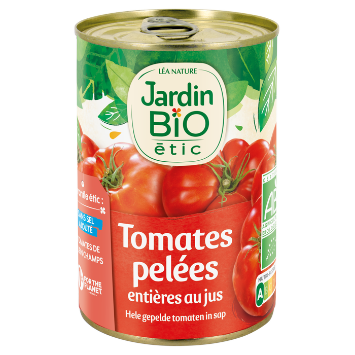 Boho Cosmetics Tomates Entières Pelées Au Jus Sans Sel Ajouté - Jardin Bio Étic