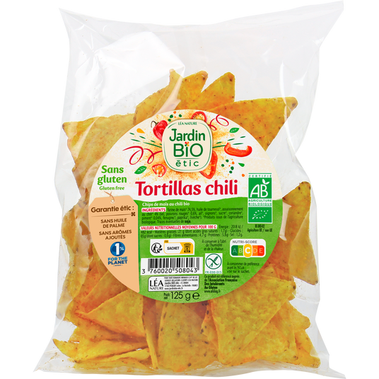 boho cosmetics Tortillas chili sans gluten bio - Jardin Bio Étic