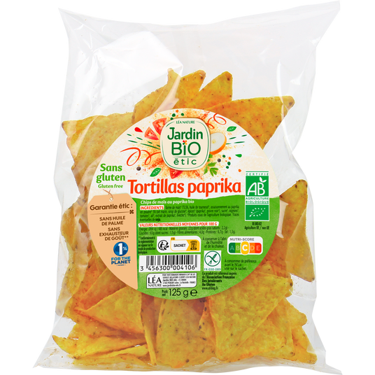 boho cosmetics Tortillas Paprika sans gluten - Jardin Bio Étic