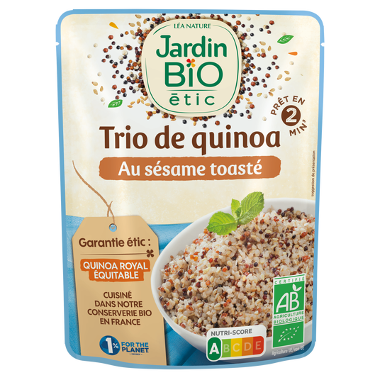 boho cosmetics Trio de quinoa au sésame bio sans gluten - Jardin Bio Étic
