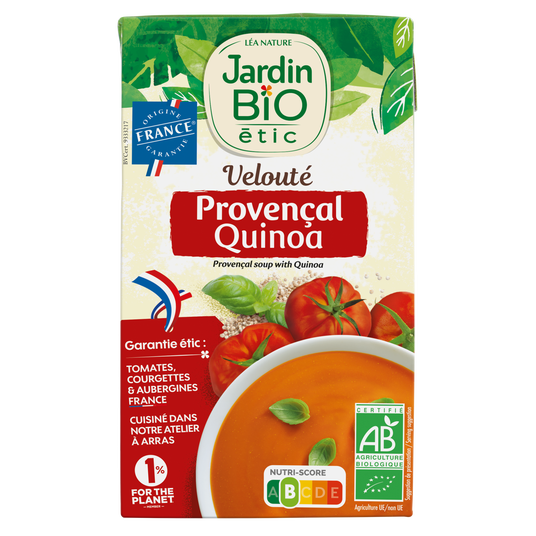 boho cosmetics Velouté aux légumes et au quinoa bio - Jardin BiO étic