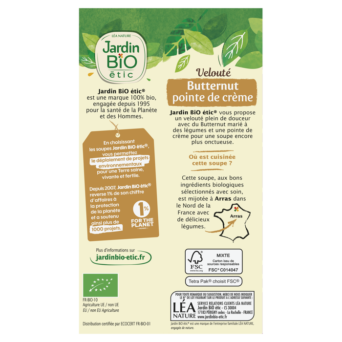 Boho Cosmetics Velouté Butternut Pointe De Crème - Jardin BiO étic