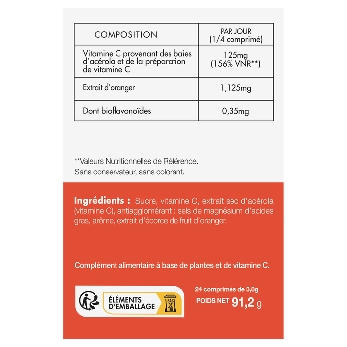 Boho Cosmetics Vente Acérola Plus 500 24comprimés - Vitalité