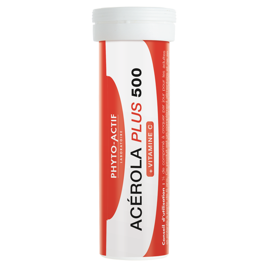 boho cosmetics Vente Acérola plus 500 24comprimés - Vitalité