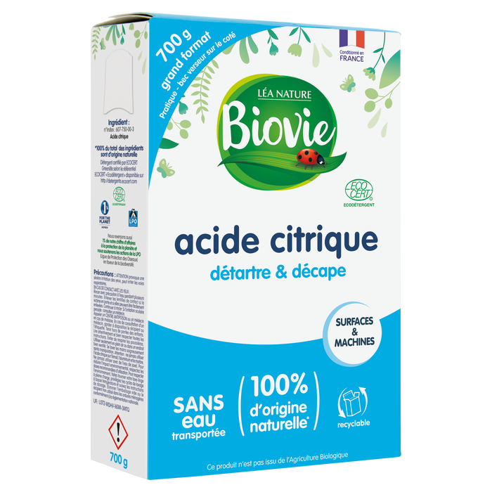 Boho Cosmetics Vente Acide Citrique Détartre & Décape - Détachants