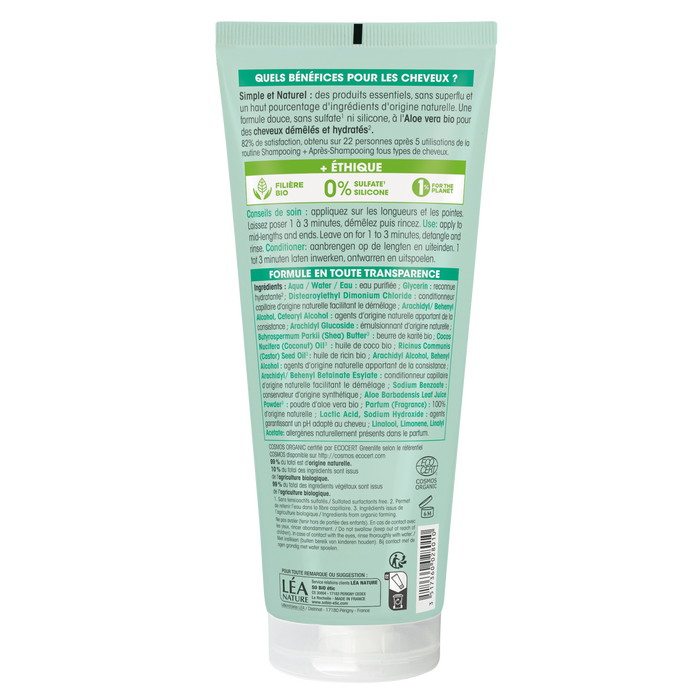 Boho Cosmetics Vente Après-shampooing Tous Types De Cheveux Aloe Vera Bio - Après-shampooings