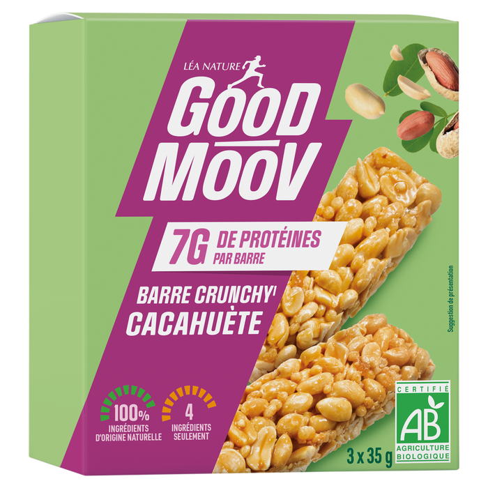 Boho Cosmetics Vente Barre Cacahuète Bio - Diététique Sportive