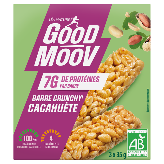 boho cosmetics Vente Barre cacahuète bio - Diététique sportive