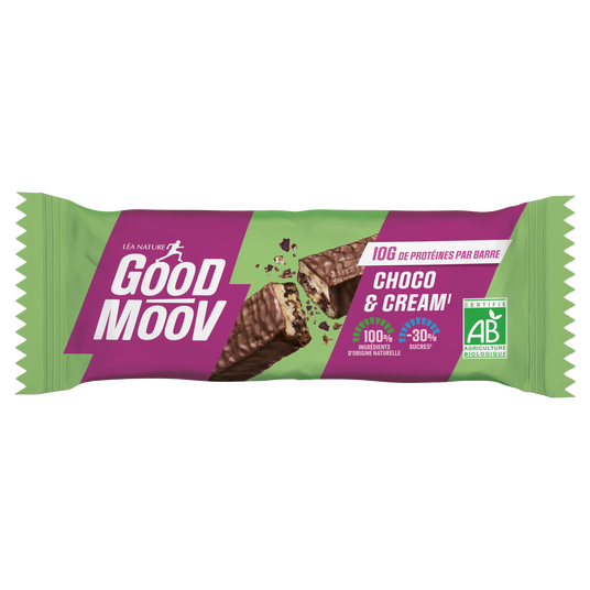 boho cosmetics Vente Barre protéinée choco et cream bio - Diététique sportive